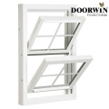 Price New Design American Style Vertical Sliding Aluminum Black Thermal Break Solid Wooden Single and Double Hung Sash Windows